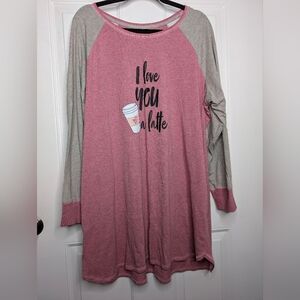 Cacique Pink Sleepwear Top